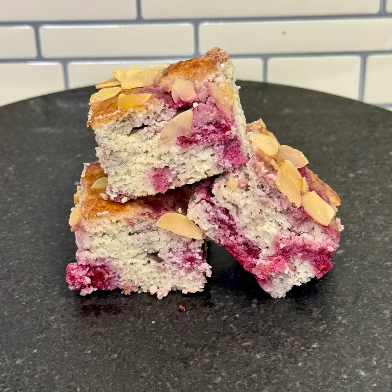 Mama Leila's Dairy-Free Raspberry Almond Squares