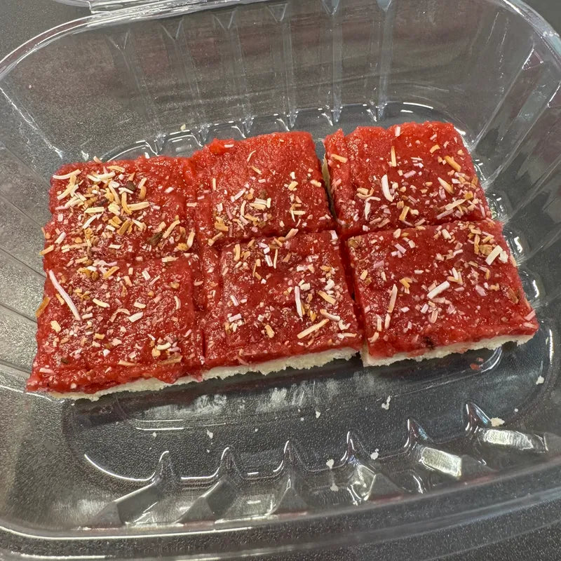 Mama Leila's Vegan Strawberry Shortbread Squares