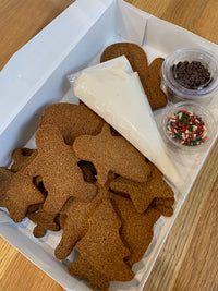 Gluten-Free, Dairy-Free & Sugar-Free, Keto Gingerbread Cookies - Decorating Kit (Pre-Order)