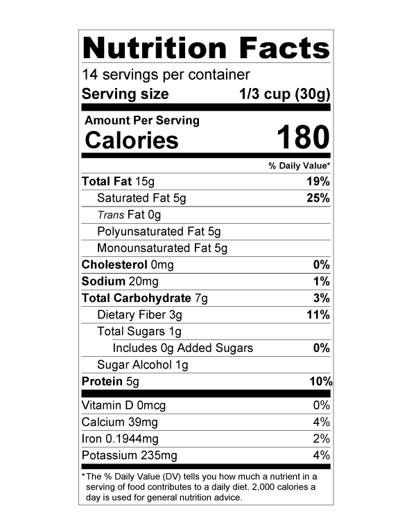 Nut-Based Low-Carb Granolas & Cereals