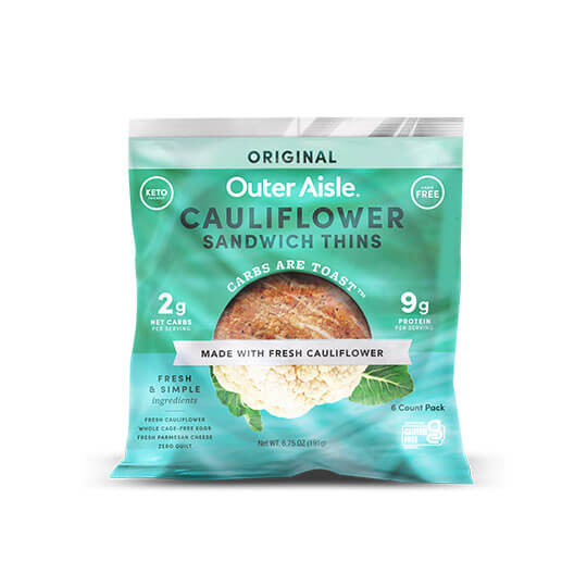 Cauliflower Sandwich Rounds  Keto, Low Carb, Gluten & Grain Free