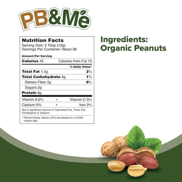 Organic No-Sugar-Added Powdered Peanut Butter