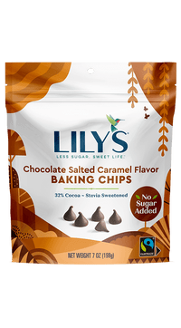 Lily's Sugar-Free Chocolate Salted Caramel Flavour Baking Chips