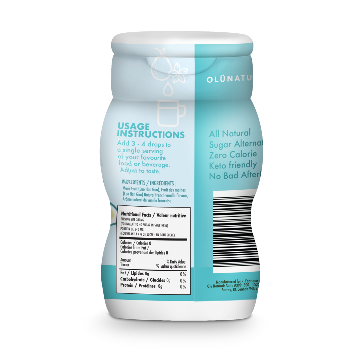 Liquid Monk Fruit Sweetener
