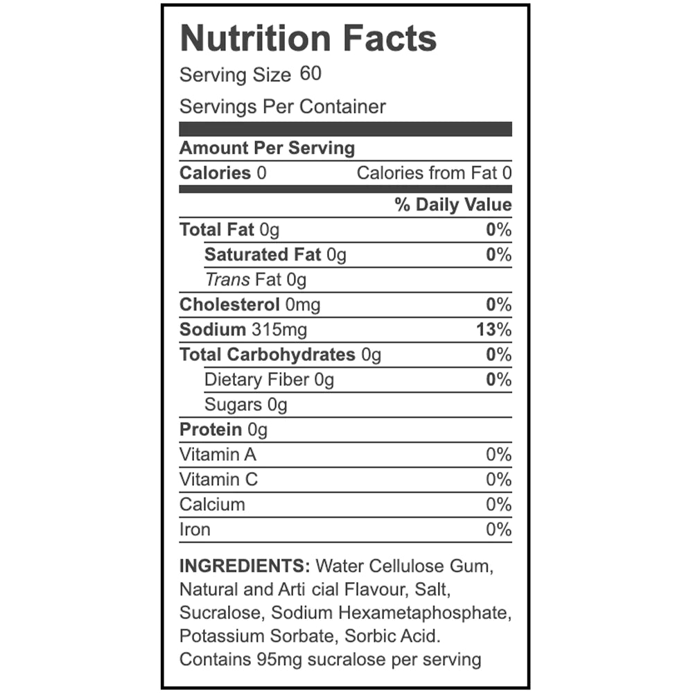 Sugar-Free Syrups