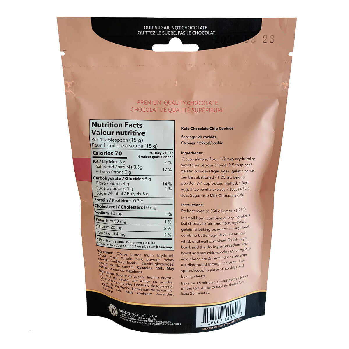 NSA Milk Chocolate Baking Chips