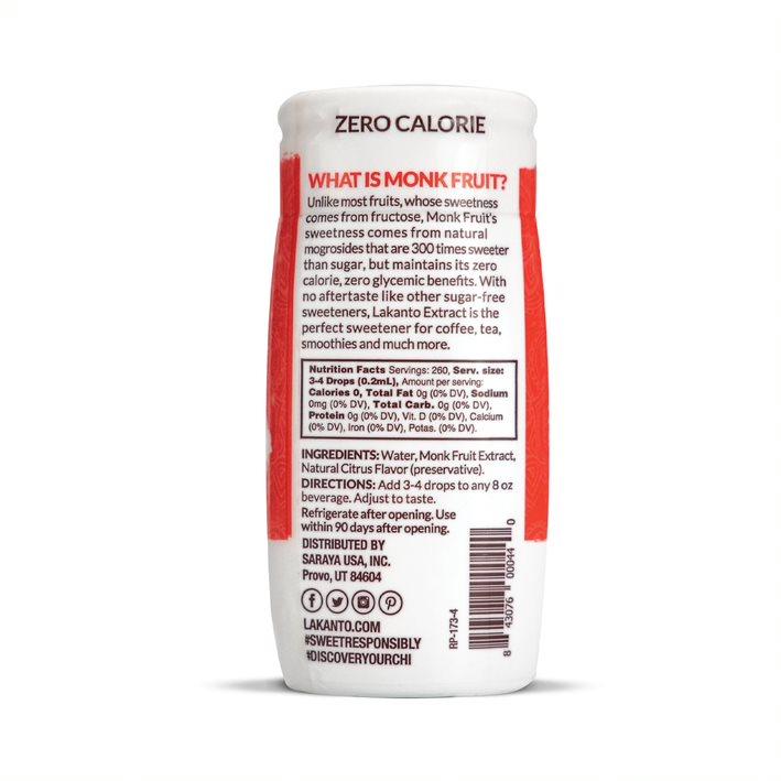 Liquid Monkfruit Sweetener